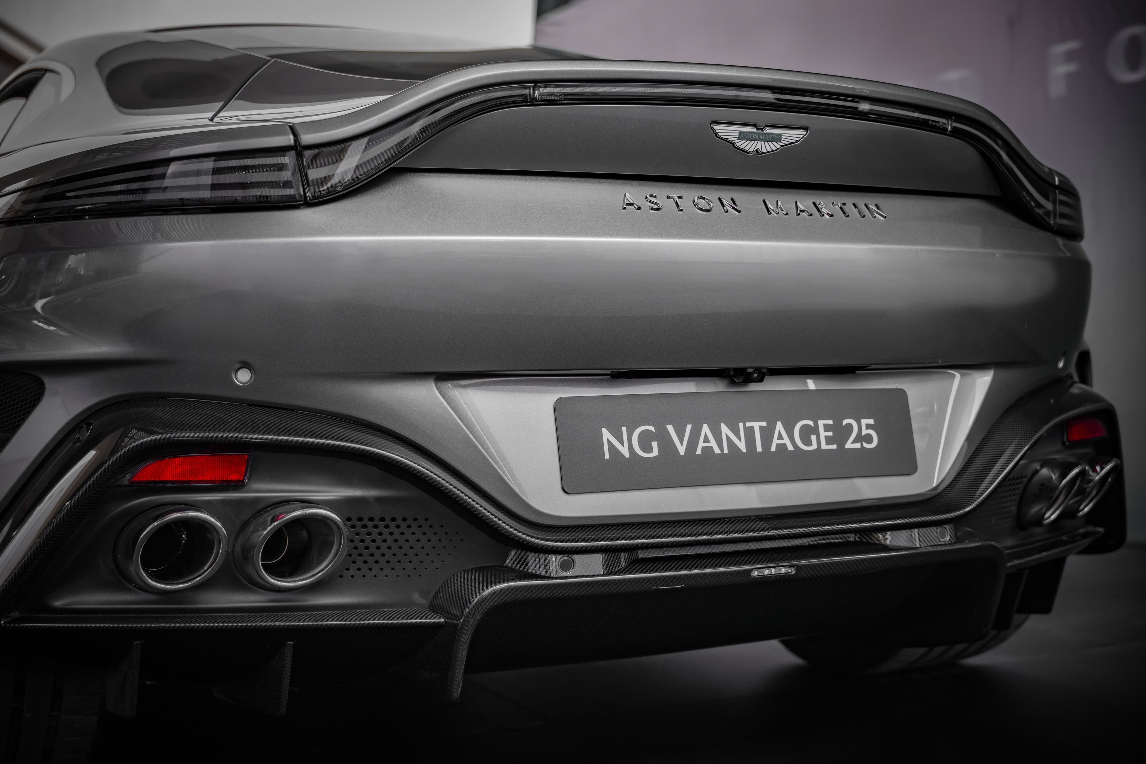 Aston Martin rear diffuser and tail light