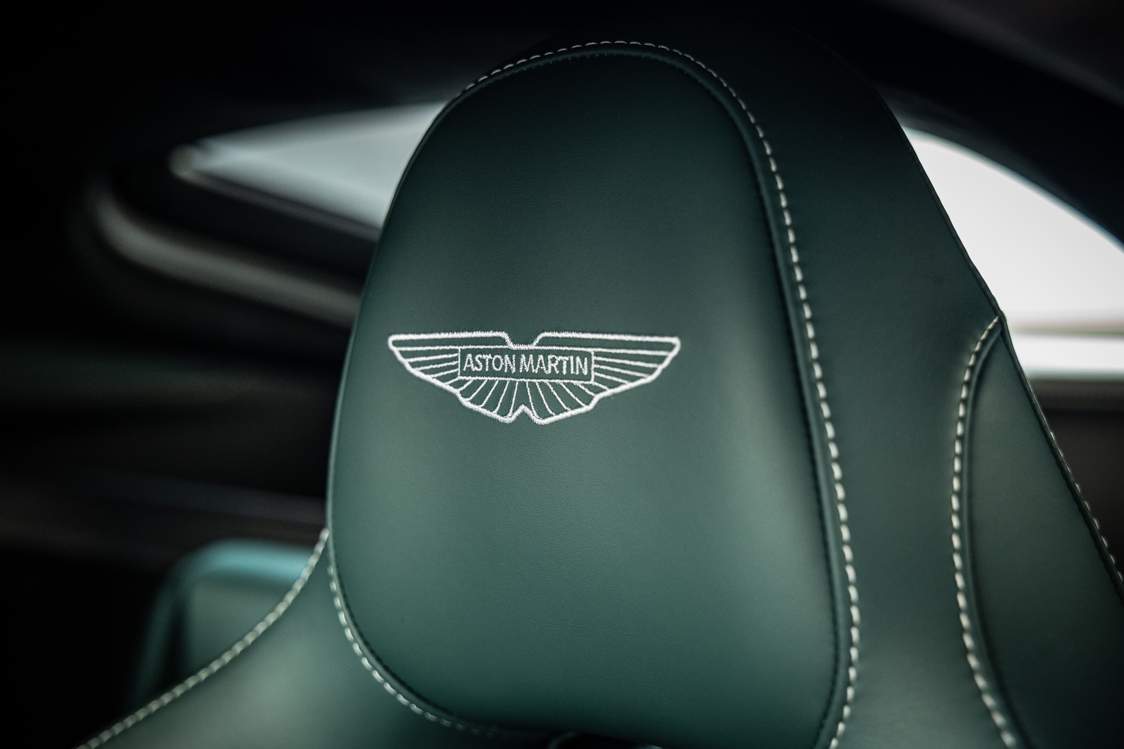 Aston Martin seat embroidery