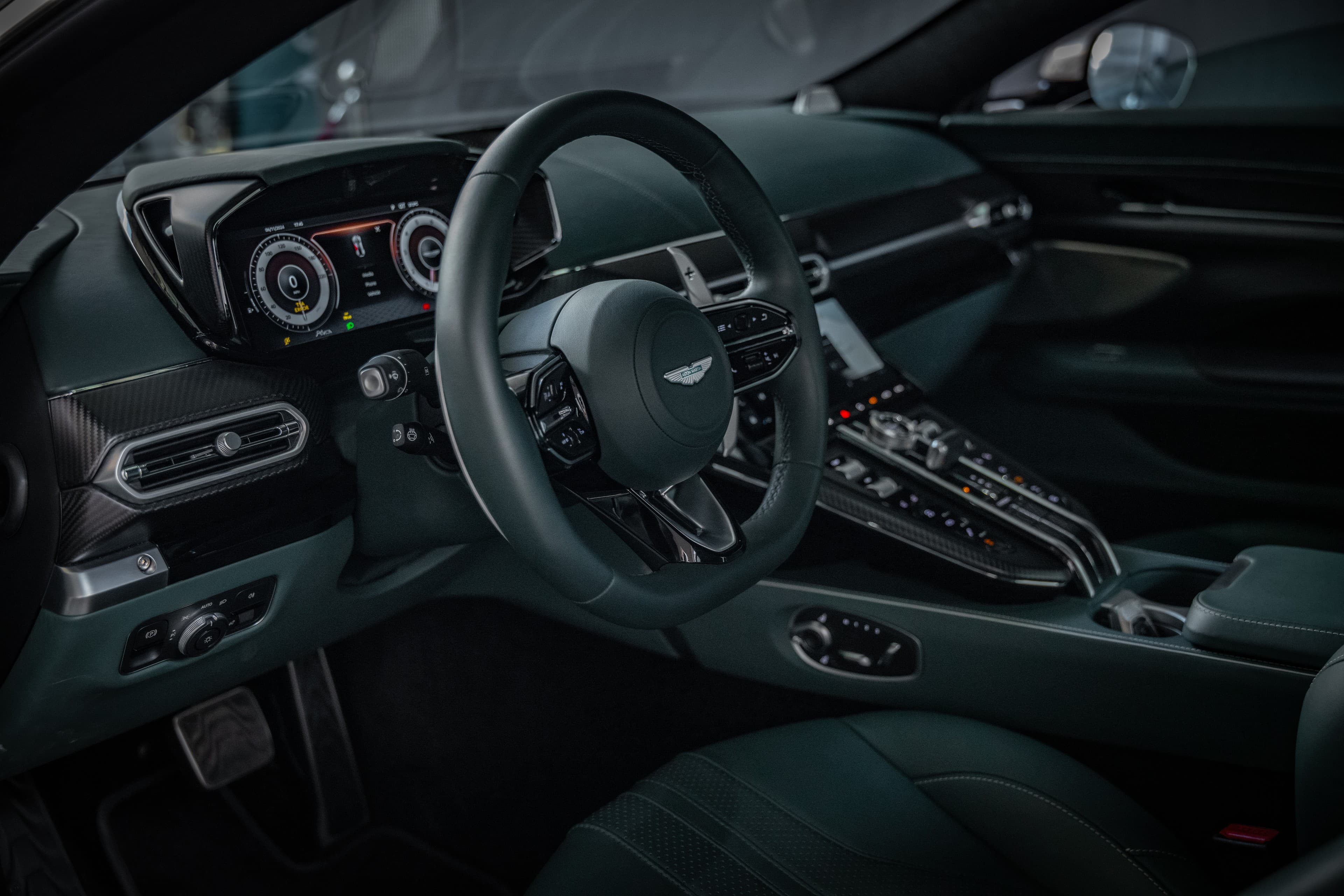 Aston Martin full cockpit view